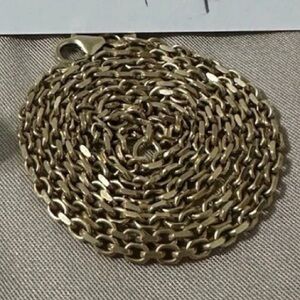 Jacoje 14K Yellow Gold 22” 2mm Heavy Link Chain Necklace 10.8g Made in Italy NWT